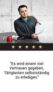 Mitarbeiter Feedback seCoS Sicherheitssysteme